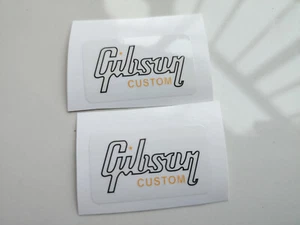 3Pcs Gibson Guitar Headstock Vinyl PVC Self-Adhesive Die Cut Sticker Decal - Picture 1 of 1