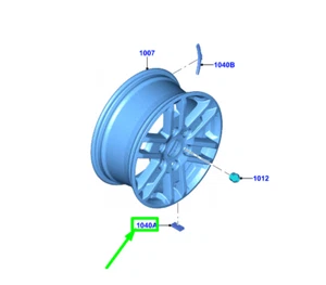 FORD RANGER T9 Wheel Balance Weight 2659885 NEW GENUINE - Picture 1 of 2