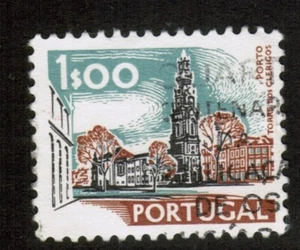 Portugal 1972-81 SG1446 1E lettered definitive Clerigos Tower Used - Picture 1 of 1