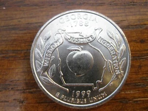 1999 P Georgia Statehood Quarter Ch/Gem BU! - Picture 1 of 2