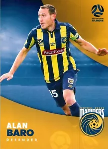 Tarjeta A-League 2017 2018 Central Coast Mariners Alan Baro - Imagen 1 de 2