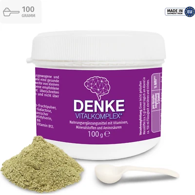 Denke Vitalkomplex Vitalstoffe  Gehirn Konzentration Gedächtnis Durchblutung - Bild 1 von 4