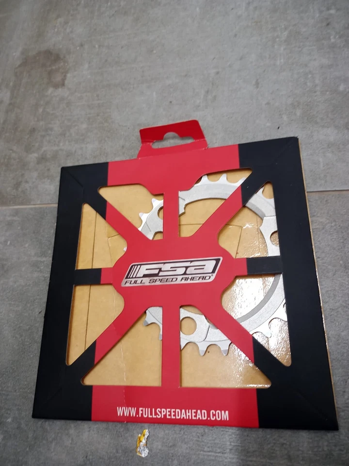 Anillo de cadena FSA Pro ATB 27t ciclismo 3 pernos 86 mm 380-0527 C gris CNC Foto 1 de 4