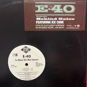 E-40 Behind Gates Feat Ice Cube 12" Vinyl Single Promo 2000 - Bild 1 von 2