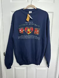 Vintage New Disney Sweatshirt Hundred Acre Wood Size L/XL Runs Bigger - Picture 1 of 8