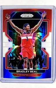 2021 2021-22 Panini Prizm Red White & Blue Prizm #45 Bradley Beal Wizards Card - Picture 1 of 2