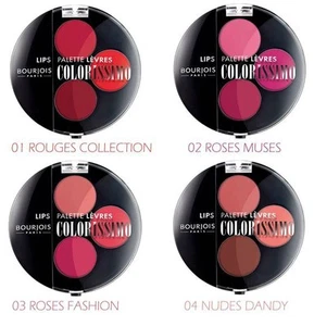 Déstockage Lot de 4 Coffrets Lèvres Palette Colorissimo Bourjois de 3 nuances - Picture 1 of 1