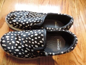 Diemme Damen Sneakers schwarz geflecktes Kalbshaar Garda 37 Schuhe - Bild 1 von 11