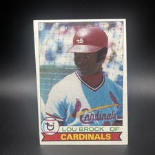 1979 Topps Baseball - # 665 Lou Brock St. Louis Cardinals