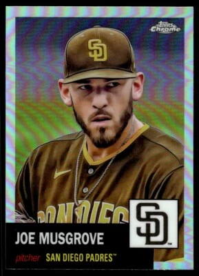 2022 Topps Chrome Platinum Refractor Joe Musgrove #81 R131 - Image 1 of 2