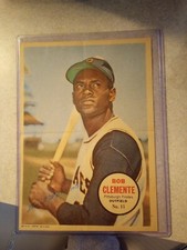 1967 Topps Pin-Ups Poster Inserts mini 5x7 #11 ROBERTO CLEMENTE NM/NMMT