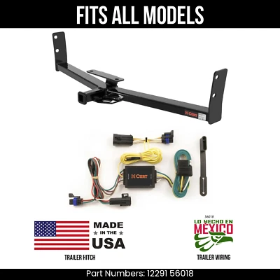 Enganche de remolque Saturn Vue 02-07 + kit de arnés de cableado de 4 vías para todos los modelos Curt Foto 1 de 4