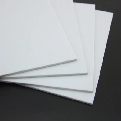 ABS Styrene Plastic Flat Sheet Plate 200mm x 200mm White/Black/Transparent 1pcs - Image 1 of 4