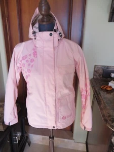 Womens Sessions Ski Snow Boarding Pink Jacket For Breast Cancer SZ S MINT - Picture 1 of 9