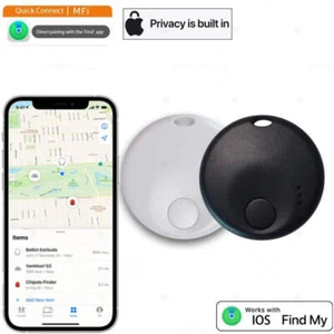 LOCALIZZATORE GPS COMPATIBILE APPLE AIR TAG TRACKER AUTO MOTO CANE GATTO BAGAGLI - Zdjęcie 1 z 8