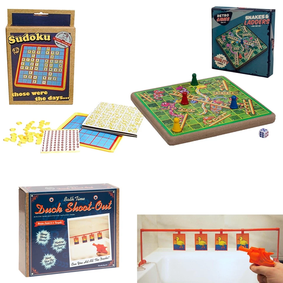 Retro Mini Games Kids Adults Desk Bath Office - Choose Game - Image 1 of 1