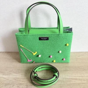 Bolso Bandolera de Hombro Kate Spade New York Sam Golf Astroturf Tela - Imagen 1 de 10