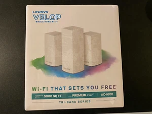 Nuevo sistema Wi-Fi de malla Linksys Velop AC4600 sellado - Imagen 1 de 2