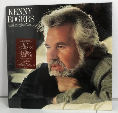 Kenny Rogers “What About Me?” Vinyl Record Album SEALED (RCA, 1984) HAS CUTOUT - Image 1 of 4