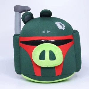 SAMPLE Angry Birds Star Wars II Boba Fett V.1 Plush | 8" 2013 CWT Collection - Picture 1 of 10