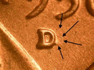 1956-D WOMM-001 D over S Lincoln Wheat Penny Cent ~ GEM BU Uncirculated RED  - Picture 1 of 11
