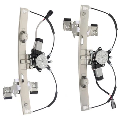 Para 2004-2008 Pontiac Grand Prix 2 peças regulador de janela traseira esquerda direita com motor - Imagem 1 de 4