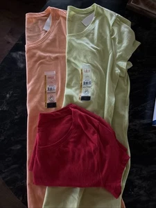 NWT Girls Lot Of 3 NOBO SCOOP- NECK S/S PEACH Yellow RedCOLOR T-SHIRT - Picture 1 of 5