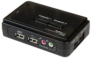 STARTECH - Kit de commutateur KVM USB 2 ports avec audio et câbles - Photo 1/1