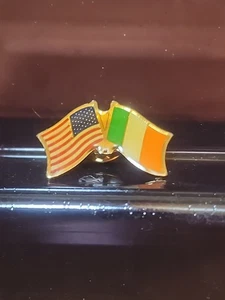 AMERIKANISCHE Flagge & Italien Flagge Hut/Anstecknadel Doppelflagge Freundschaftsflagge!     1cnt15 - Bild 1 von 2