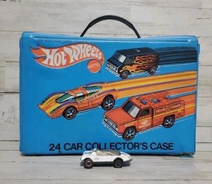Hot Wheels Redline 1975 24 custodia da corsa per collezionisti auto con entrambi vassoi e Jack Rabbit - Foto 1 di 24