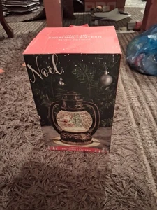 LEUCHTENDE WIRBELNDE WEIHNACHTSLATERNE NEUWERTIG IN BOX - Bild 1 von 3