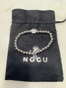 Bracciale Nogu Zampa Cristalli Argento - Foto 1 di 4