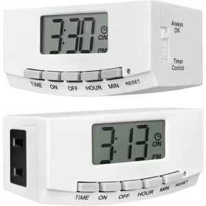 15A 125V 1440 Min. Indoor Countdown Timer Outlet 1000W with 1 Polarized Plug for - Picture 1 of 8