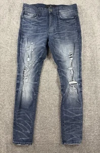 Jordan Craig Legacy Edition Sean Distressed Jeans Aged Wash Denim Men’s Sz 34X32 - Picture 1 of 5
