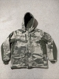 Cabela's Wooltimate WindShear Insulated Hooded Full-Zip Jacket Outfitter Camo Lg - Picture 1 of 7