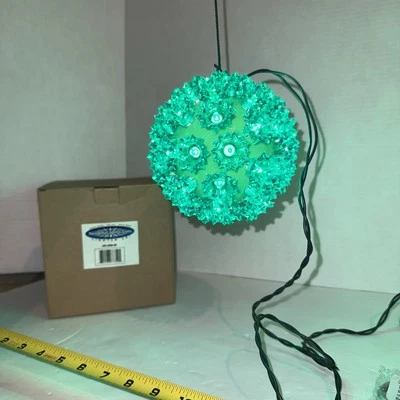 Vintage styleNovelty light 50Lt x 6" LED Green Starlight Sphere- WORKS- 15c - Image 1 of 4