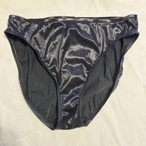 Vintage Victoria's Secret Satin Second Skin Bikinihöschen Größe Large Hergestellt in den USA - Bild 1 von 5