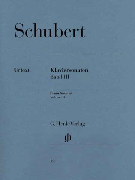 Schubert Piano Sonatas Volume III Early and Unfinished Sonatas Book 051480150 - Image 1 of 1