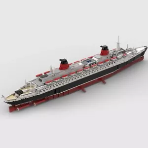 1/400 Scale SS France Large Steamship Fit for 10294 2673 Pieces for Aged 15+ - Picture 1 of 12