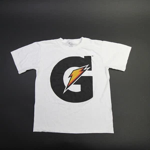 Port & Company Short Sleeve Shirt Youth White Used - Picture 1 of 1