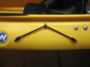 Kit de soporte de remo para kayak bungee 20" fácil de instalar hardware SS | A4 - Imagen 1 de 2
