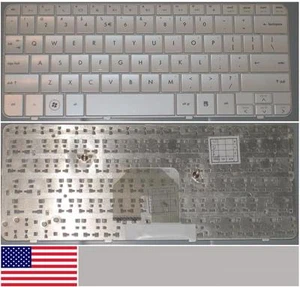 Clavier Qwerty US HP Pavilion DV2-1000 DV2-1100 512161-001 517584-001 Blanc - Picture 1 of 1