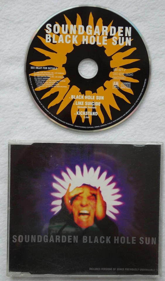 CD Single Soundgarden - Black Hole Sun - 1994 - A&M Records - NM/VG - Bild 1 von 1