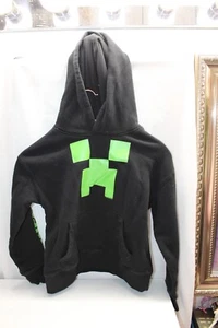 GAP : Minecraft Hoodie Sweatshirt : Boys MEDIUM(8) Black&Green Cotton/Polyester - Picture 1 of 3