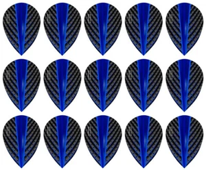 5 Sets Harrows Quantum Pear Dart Flights – Ships w/ Tracking - Blue - Picture 1 of 1