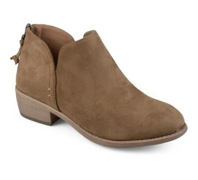 $89 Journee коллекции женщин Livvy стороне раздельный ботинок размер 5,5 Вт серо-коричневый - Изображение 1 из 4