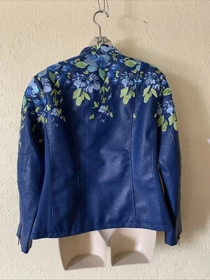 colleen lopez Women’s Faux Leather Jacket Size L - Image 1 of 4