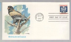 US FDC # o132 $1 Official Eagle & Shield Fleetwood Official 1983, 9h727 - Picture 1 of 1