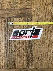 Borla Exhaust Auto Decal Sticker - Picture 1 of 3