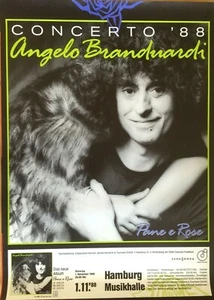 ANGELO BRANDUARDI 1988 HAMBURG - orig. Concert Poster - Konzert Plakat - A1 xx - Picture 1 of 1